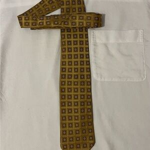 Hugo Boss Gold Geometric Tie